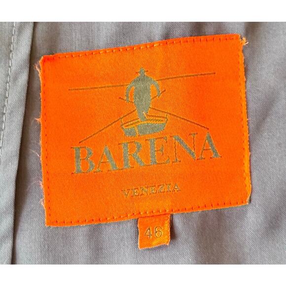 New BARENA Venezia Borgo Palio Navy Lightweight Mens Blazer Jacket Italian Sz46 - Picture 10 of 16